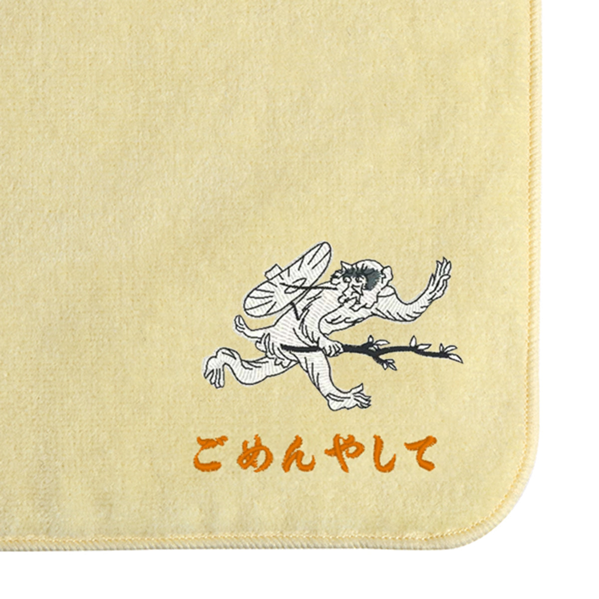 鳥獣戯画タオルハンカチ