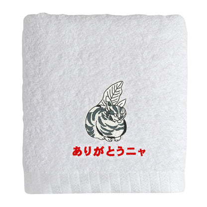 鳥獣戯画ハンドタオル