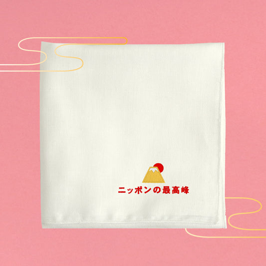 縁起物ガーゼハンカチ