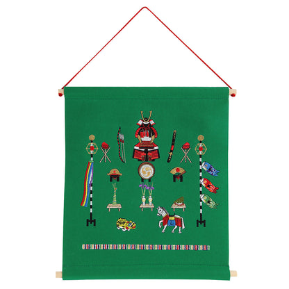 こどもの日タペストリー（五月人形）