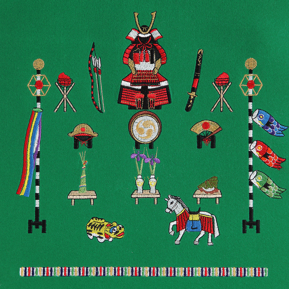 こどもの日タペストリー（五月人形）