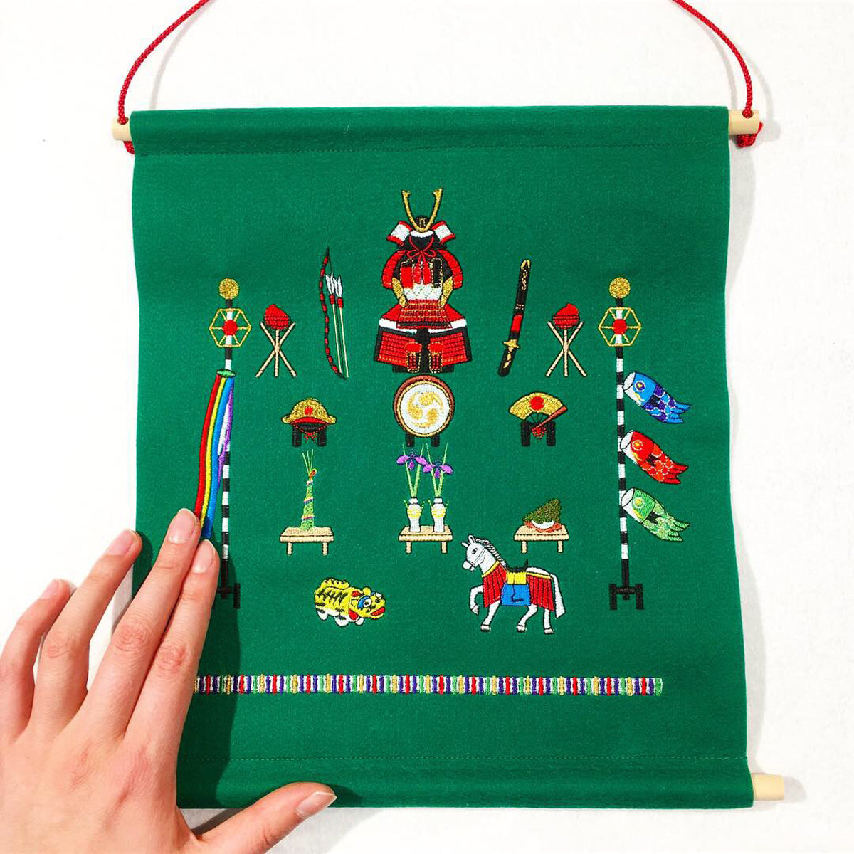 こどもの日タペストリー（五月人形）