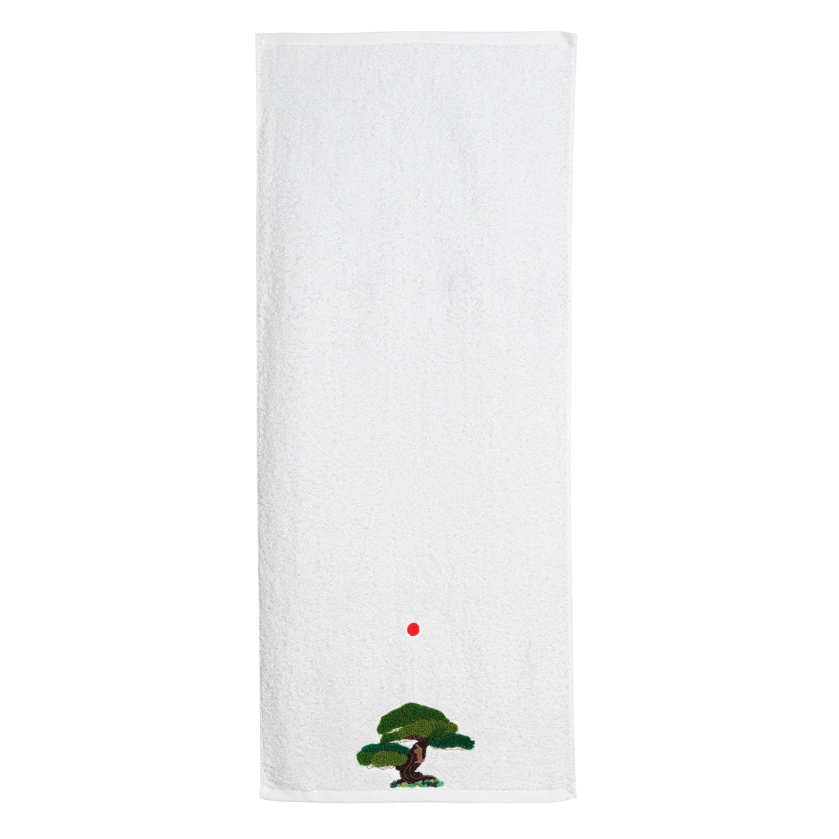縁起物フェイスタオル（盆栽）